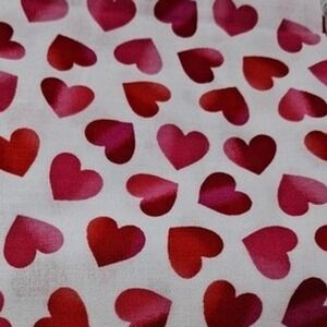 Timeless Treasures Hearts Fabric Valentine's Day Sewing Quilting Cotton‎ 16x44